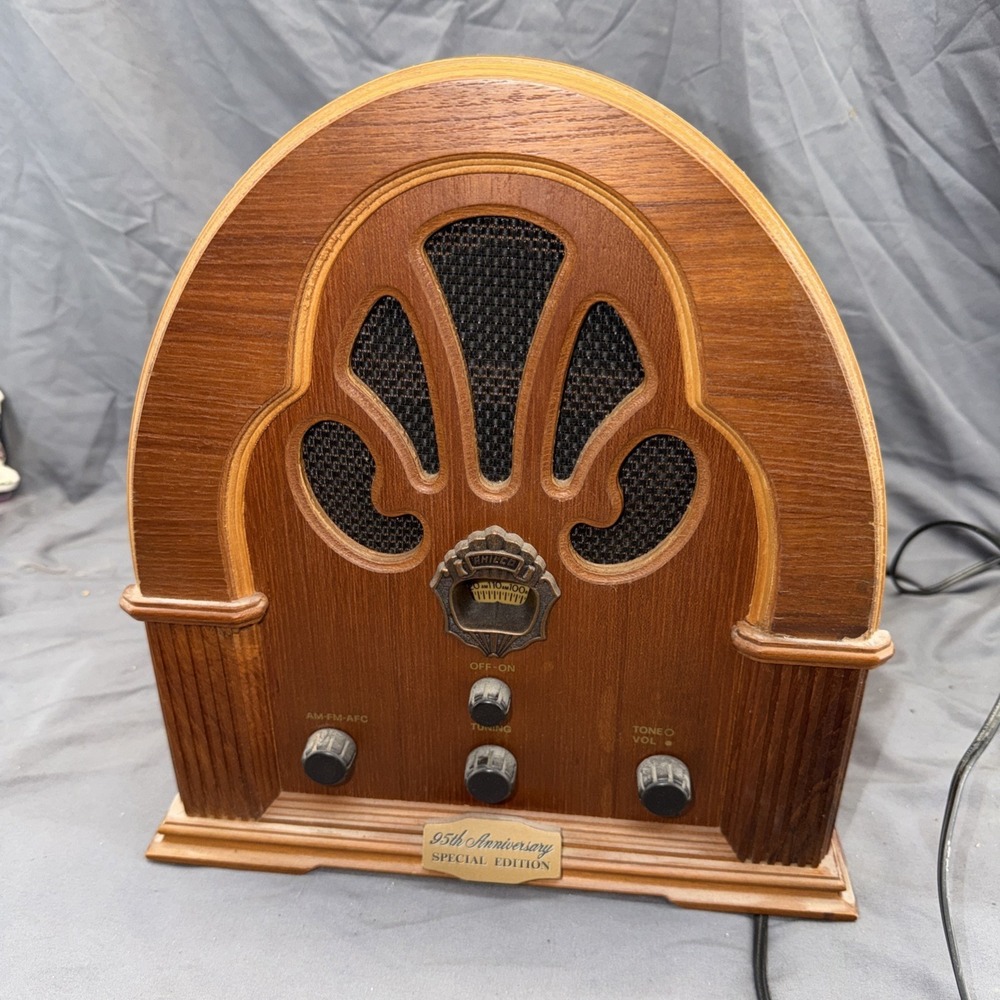 Philco 95th Anniversary Special Edition Radio 11.5" Works PH0095PE01 Cathedral